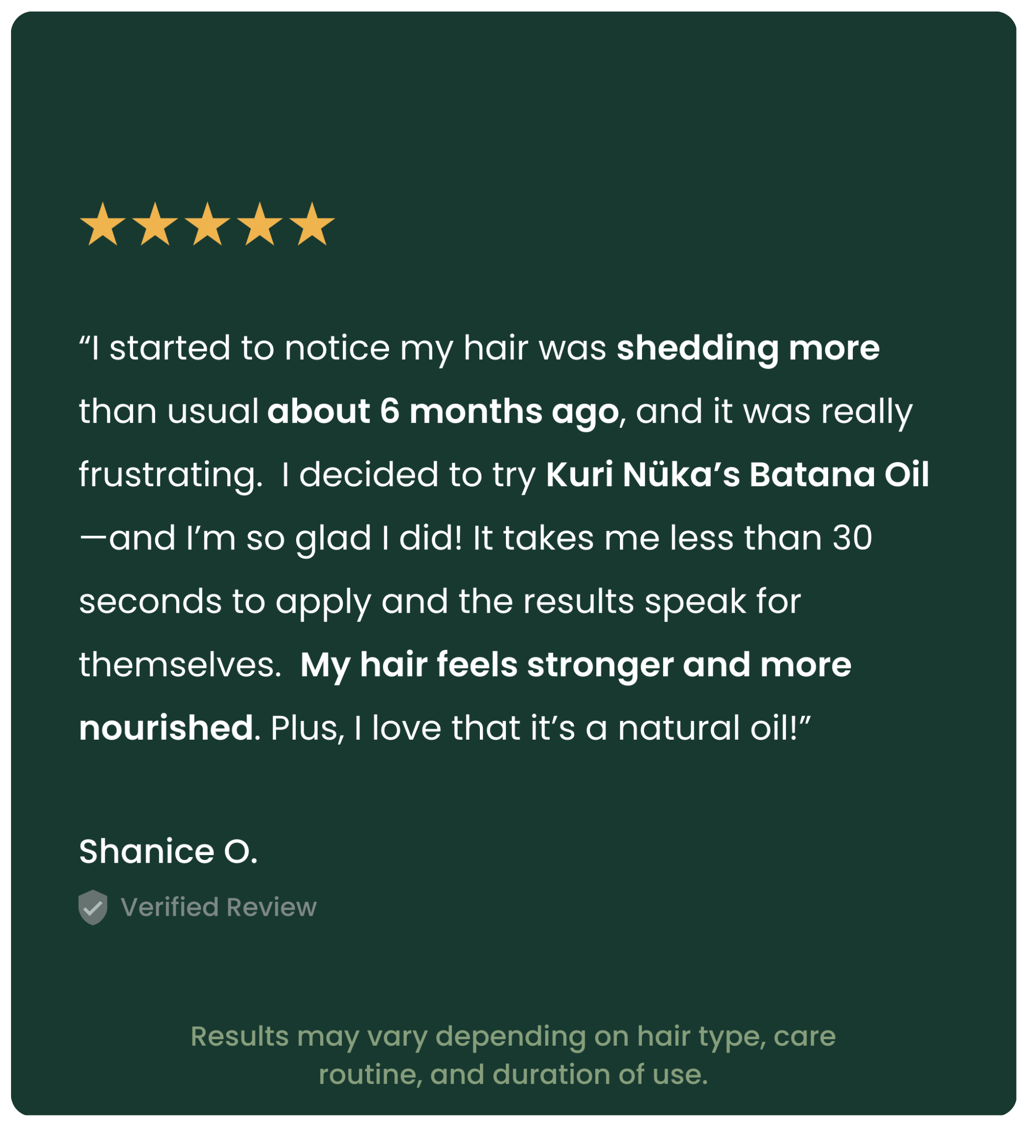 Batana Natural Hair Oil